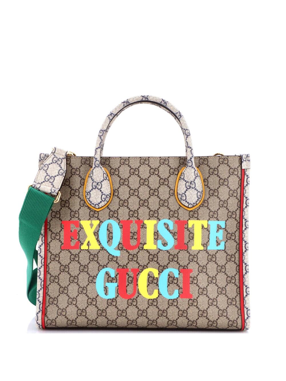 Gucci Exquisite Tote Printed Gg Coated #340632G15B